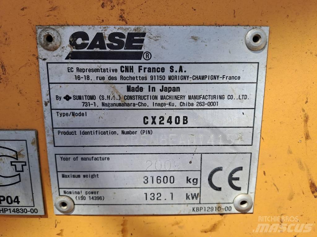CASE CX 240 B MH 폐기물/산업 처리기