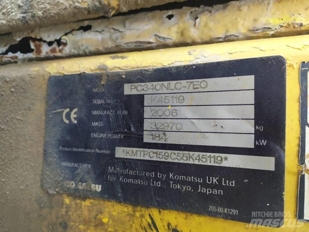 Komatsu PC340NLC-7EO 유압식 기계