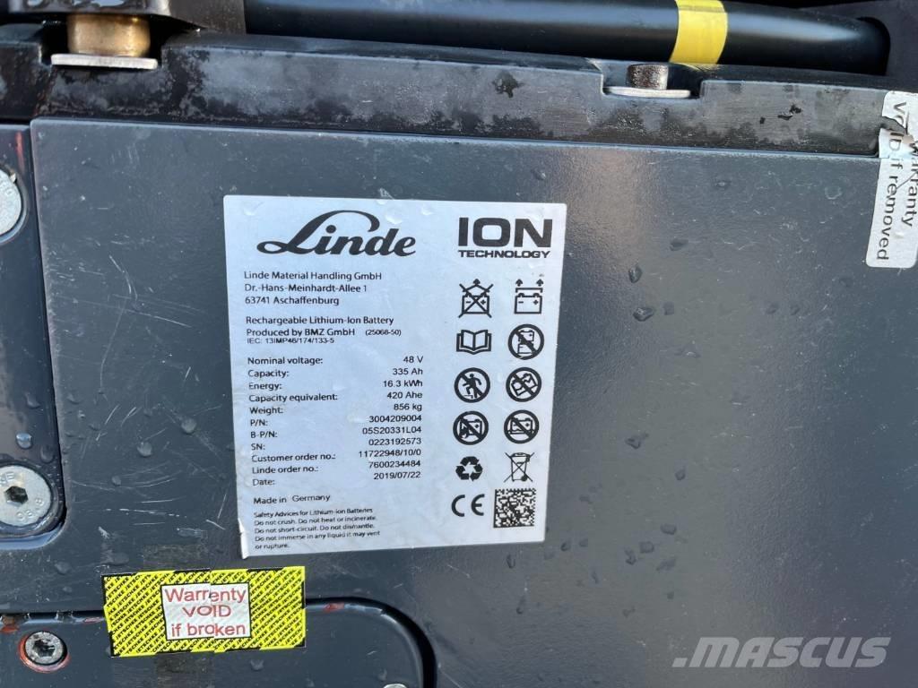 Linde E 16 P Li-ION 전동 지게차