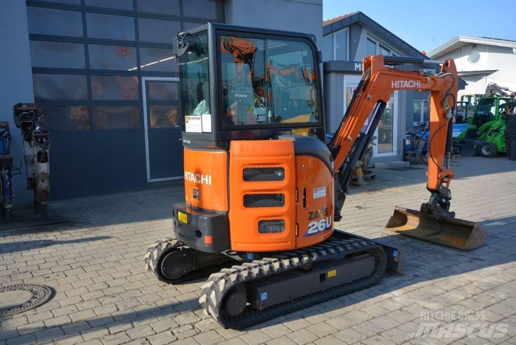 Hitachi ZX 26 U-6 소형 굴삭기 7톤 미만