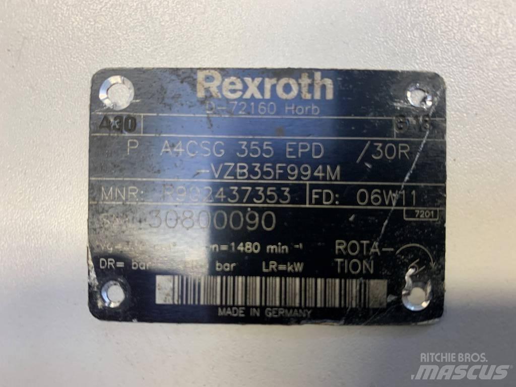 Rexroth A4CSG355 유압식 기계