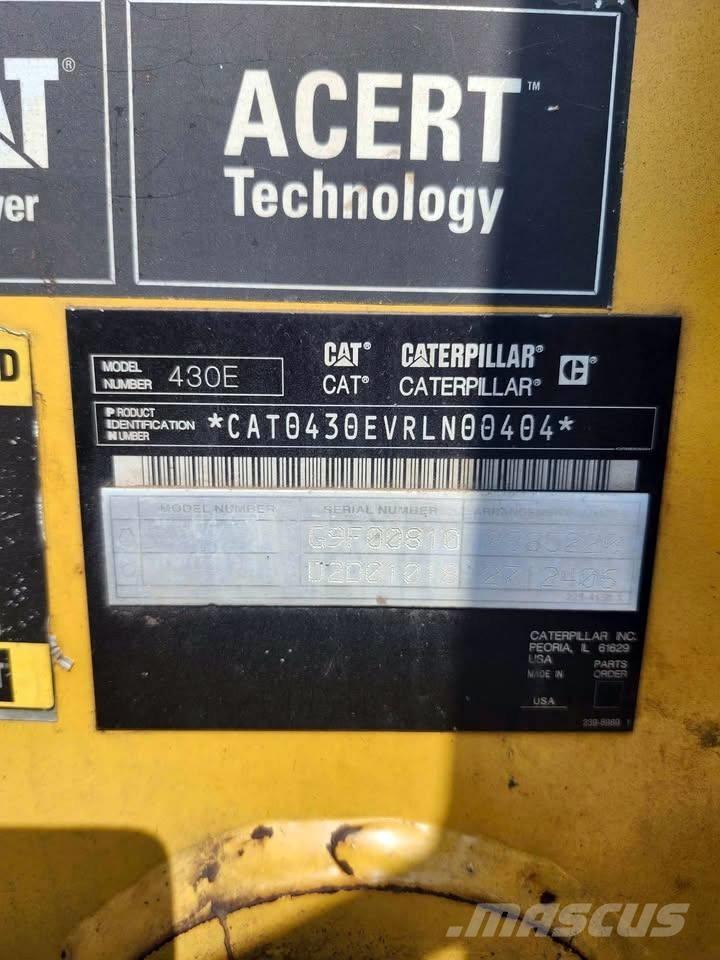 CAT 430 E 백호로더