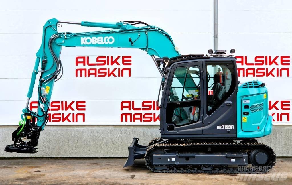 Kobelco SK75 SR-7 대형 굴삭기 29톤 이상