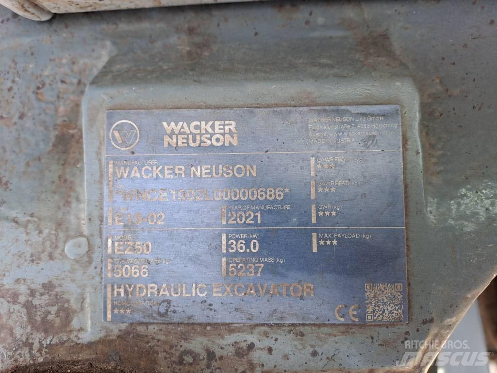 Wacker Neuson EZ50 대형 굴삭기 29톤 이상