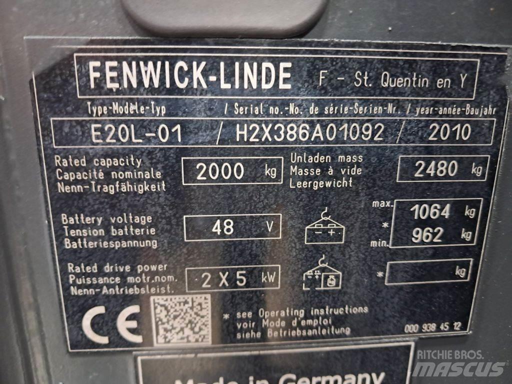 Linde E20L-01 그 외 지게차
