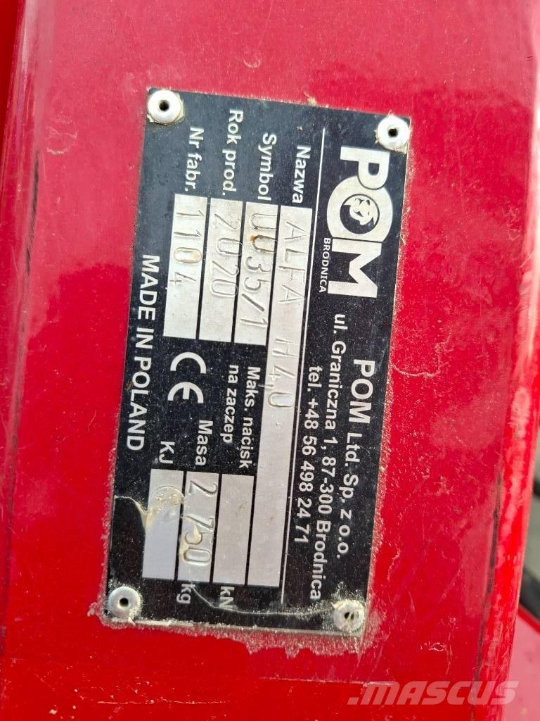 Pom Alfa H4.0 디스크 하로우(쇄토기)