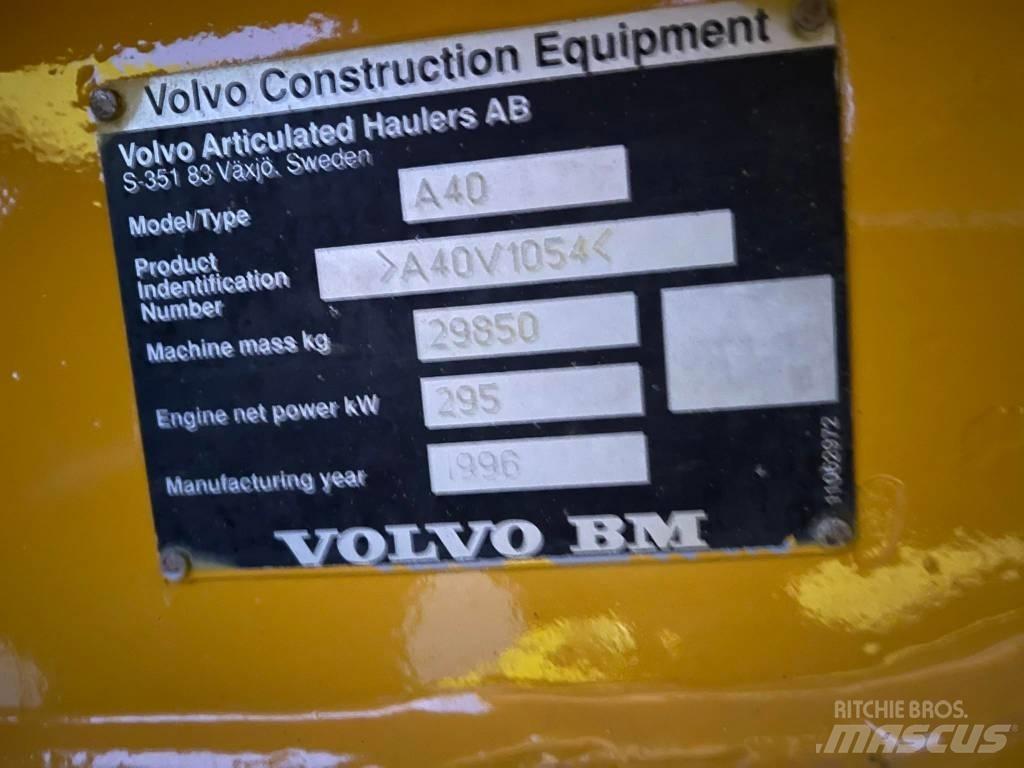 Volvo A40C 연결식 홀러