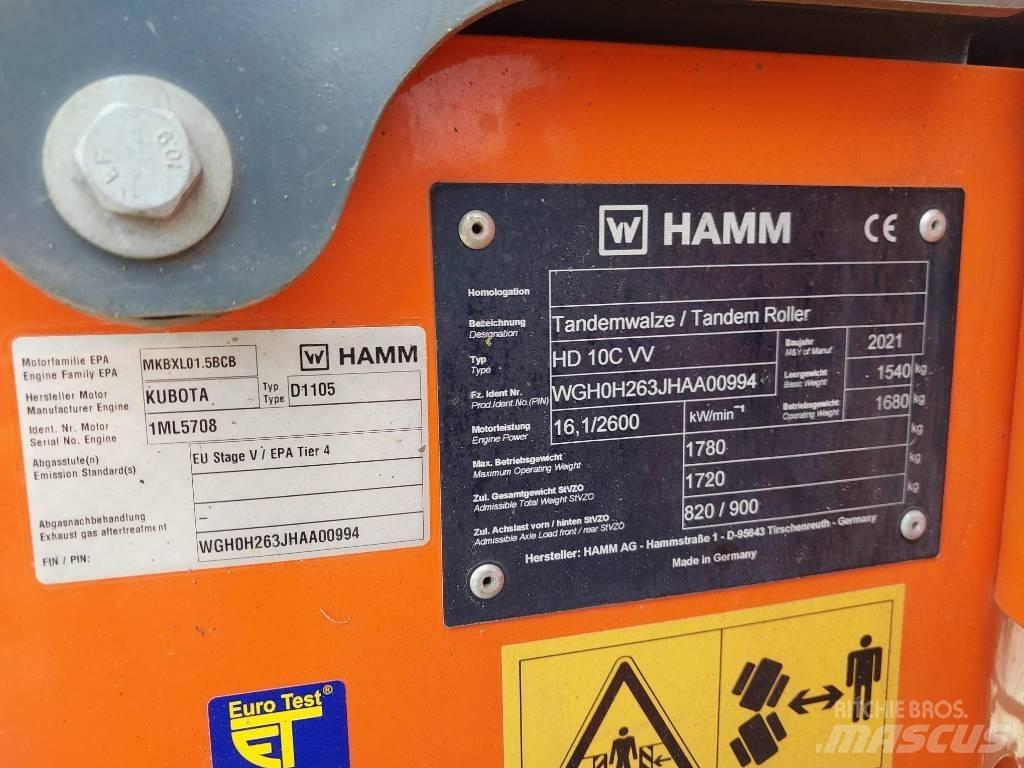 Hamm HD 10 C VV 진동롤러