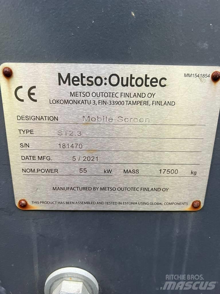 Metso ST2.3 이동식 선별기