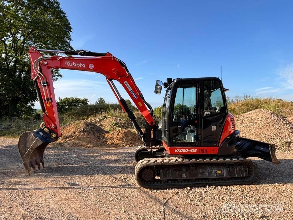 Kubota KX 080-4 소형 굴삭기 7톤 미만