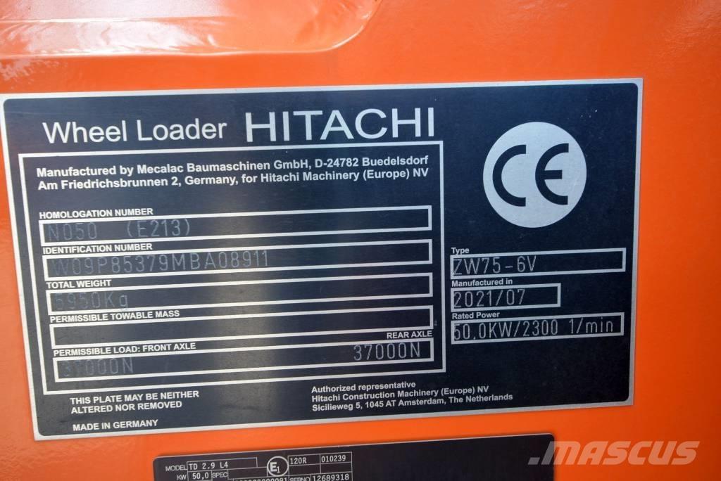 Hitachi ZW 75-6  휠로우더