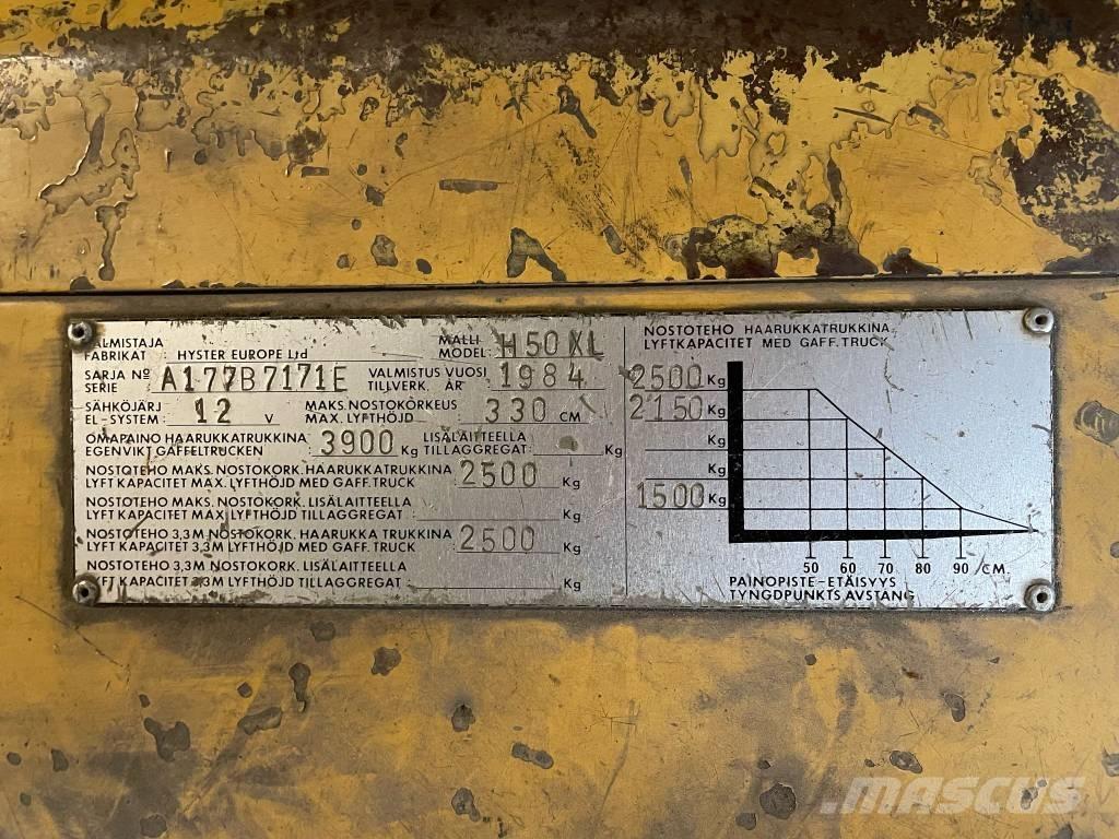 Hyster H 50 XL LPG 지게차