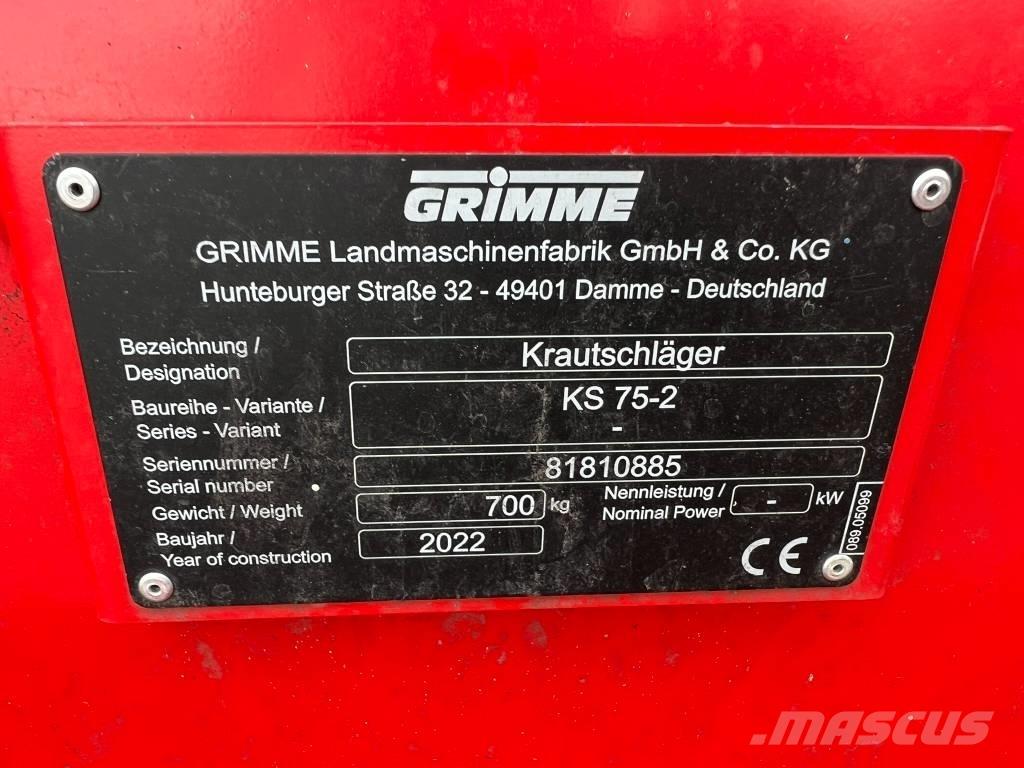 Grimme KS 75-2 감자수확기