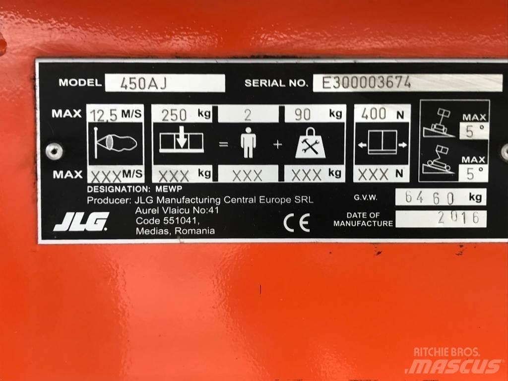 JLG 450 AJ 관절형 전동이동 리프트