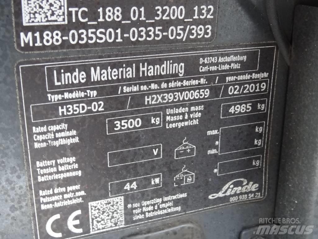 Linde H35D-02 디젤 지게차