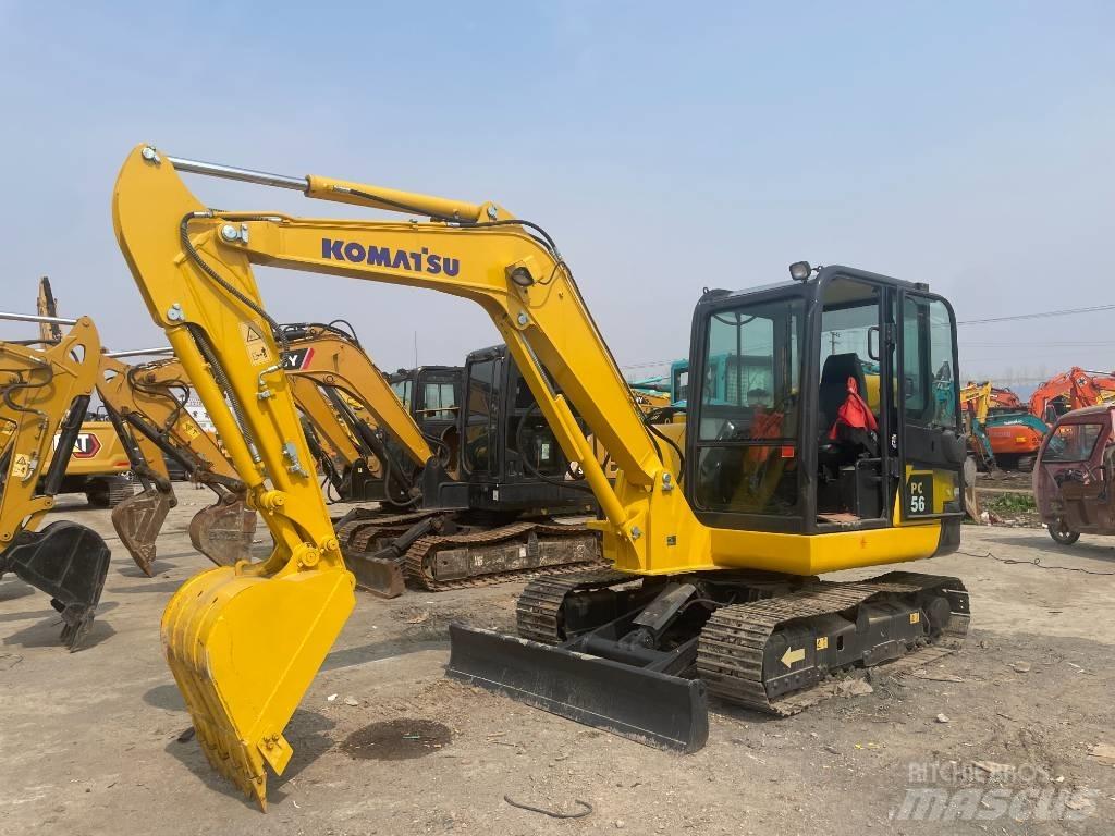 Komatsu PC 56 소형 굴삭기 7톤 미만