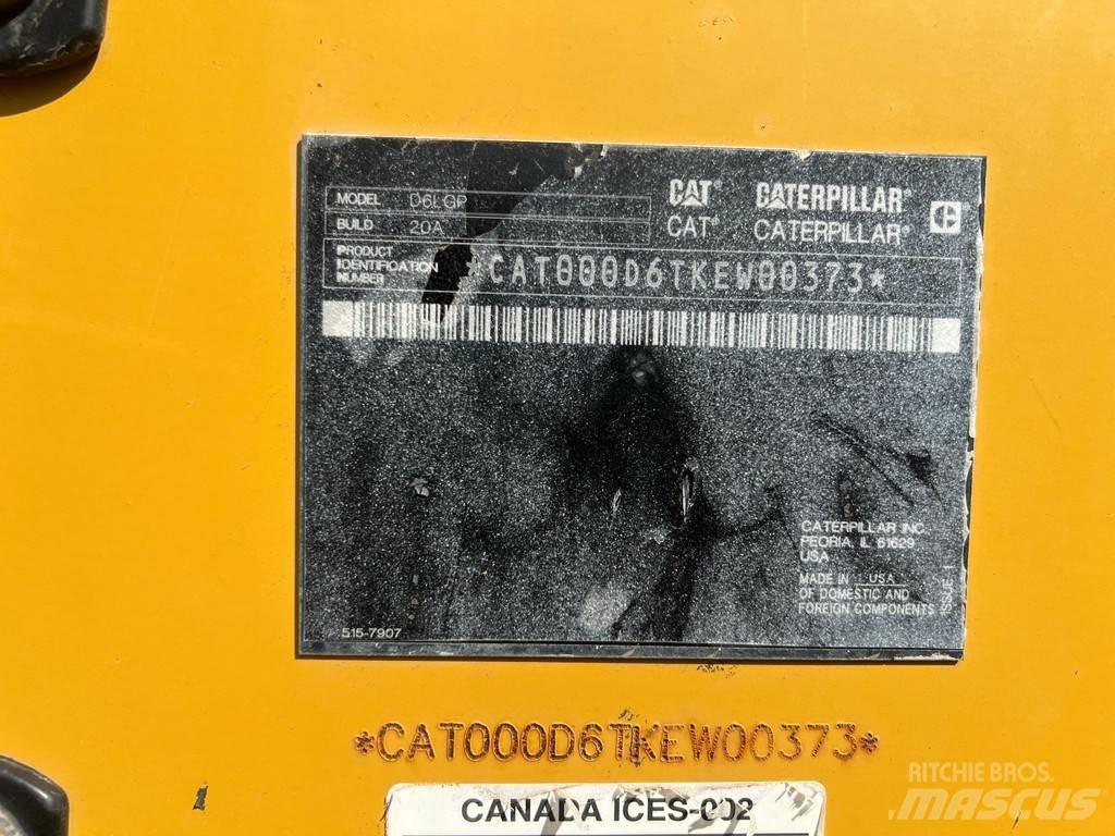 CAT D6 LGP 크롤러 도저