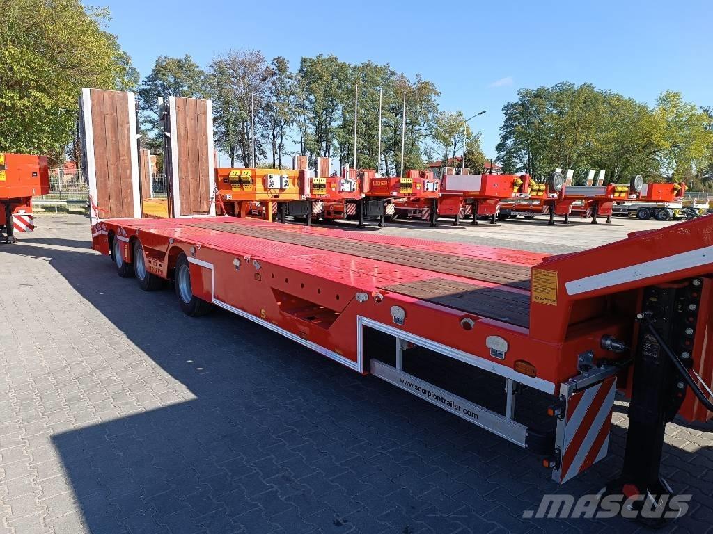  Scorpion 3 osie SAF 로우 로더-세미 트레일러