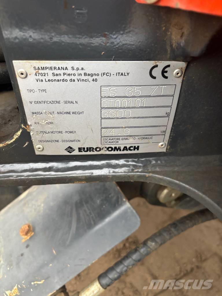 Eurocomach ES 35 ZT 소형 굴삭기 7톤 미만