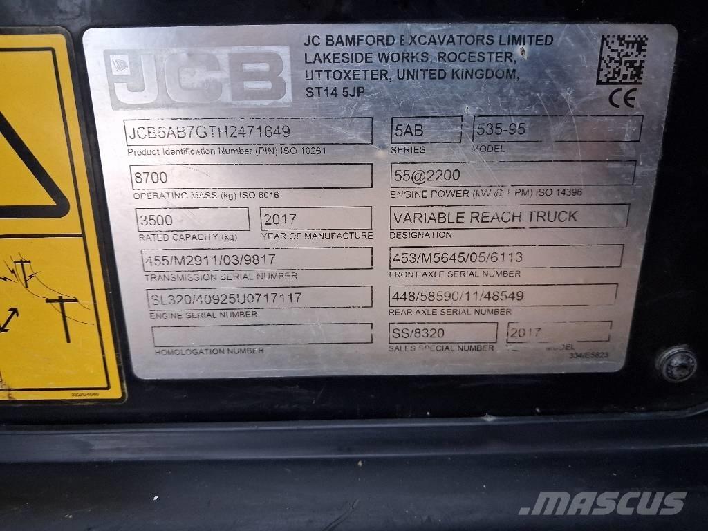 JCB 535-95 JOYSTICK 텔러 핸들러