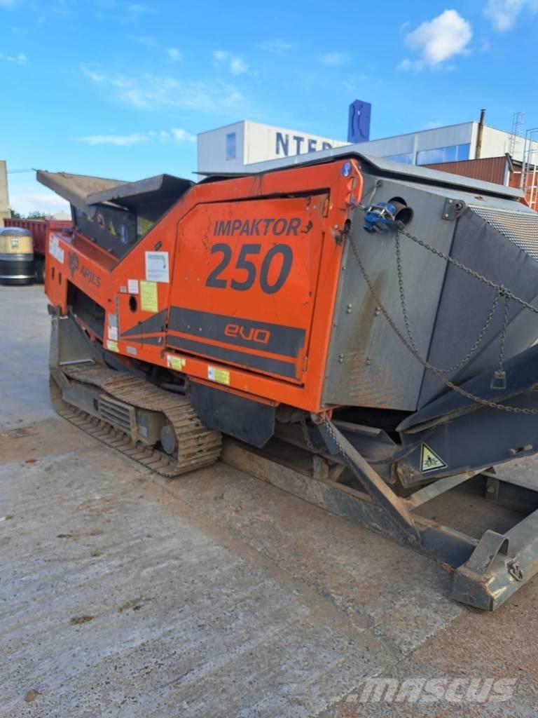 Arjes 250 Impaktor 폐기물 분쇄기