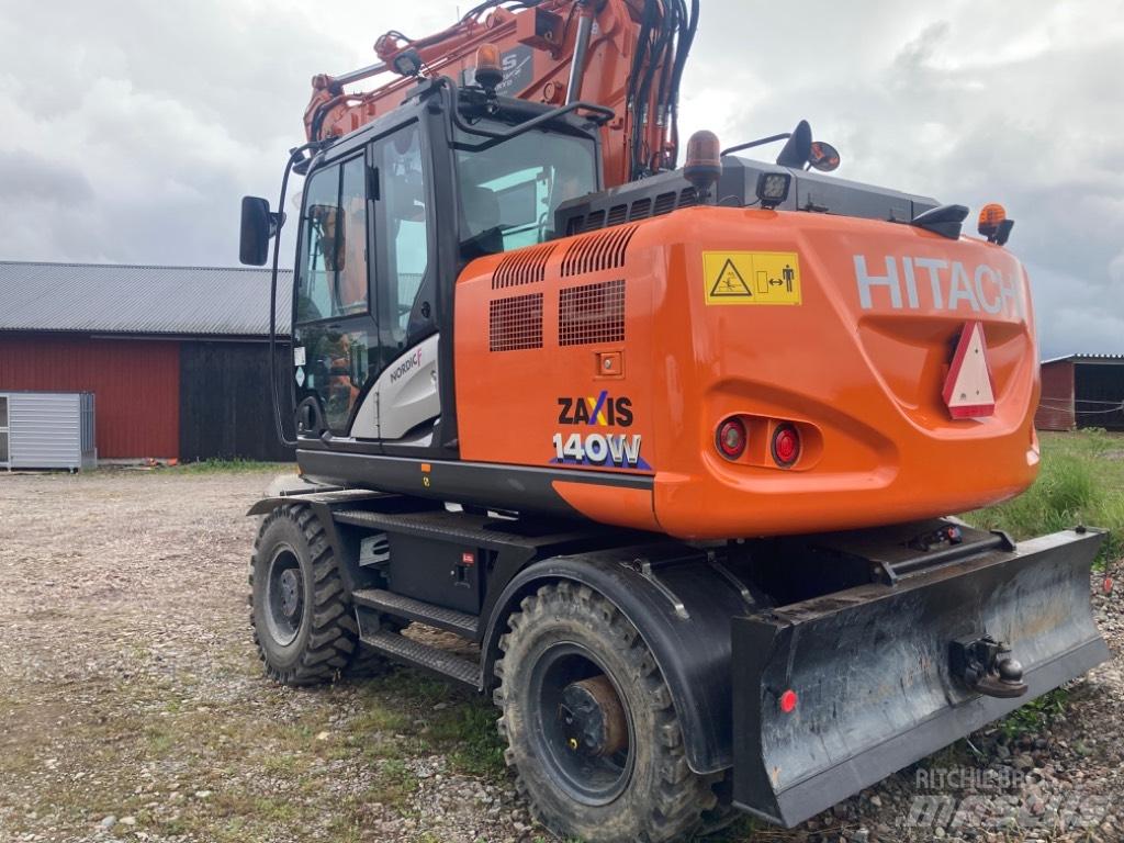 Hitachi 140w  휠 굴삭기