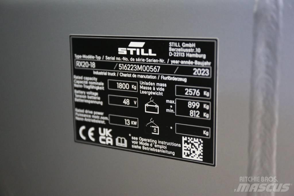 Still RX20-18 전동 지게차