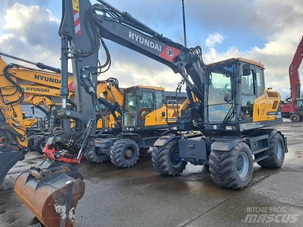 Hyundai HW140A  휠 굴삭기