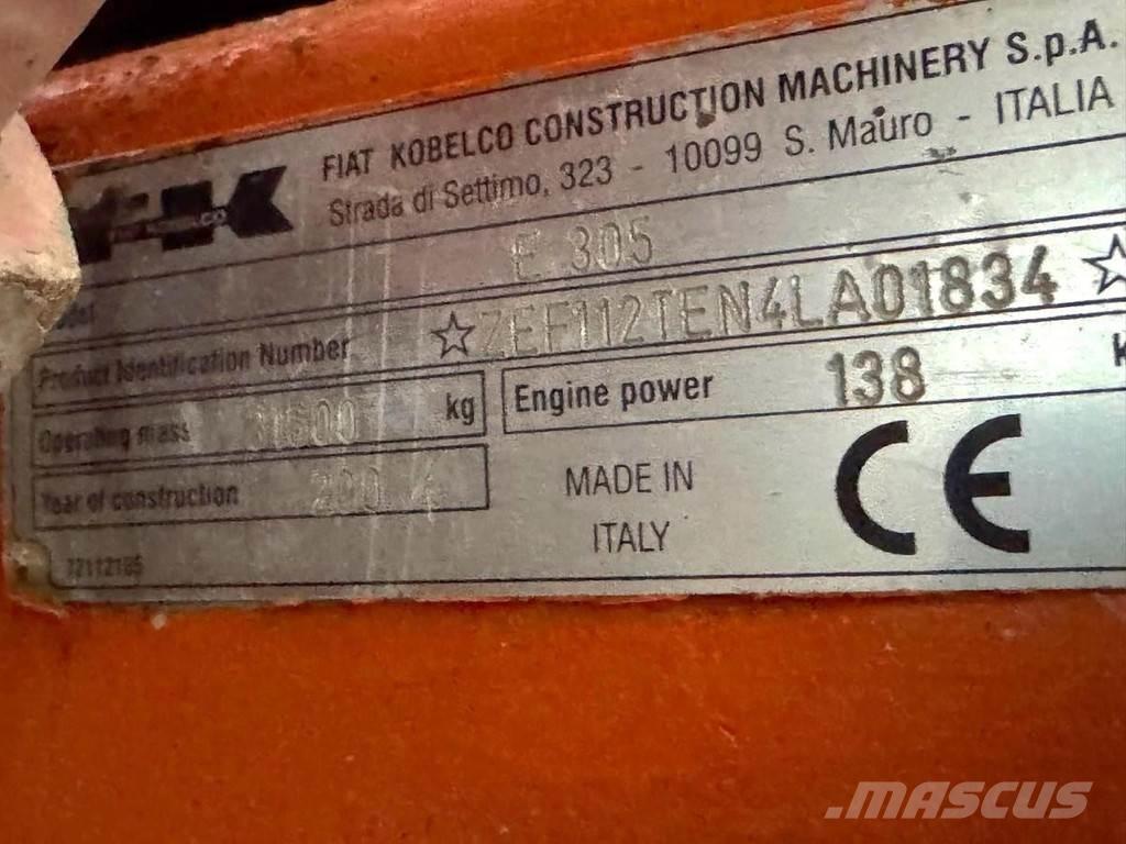 Fiat KOBELCO E305 특수 굴삭기