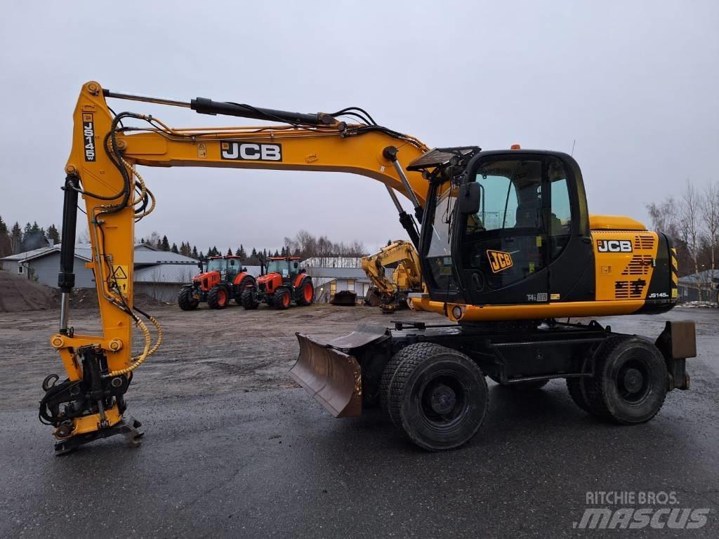 JCB JS 145 W  휠 굴삭기