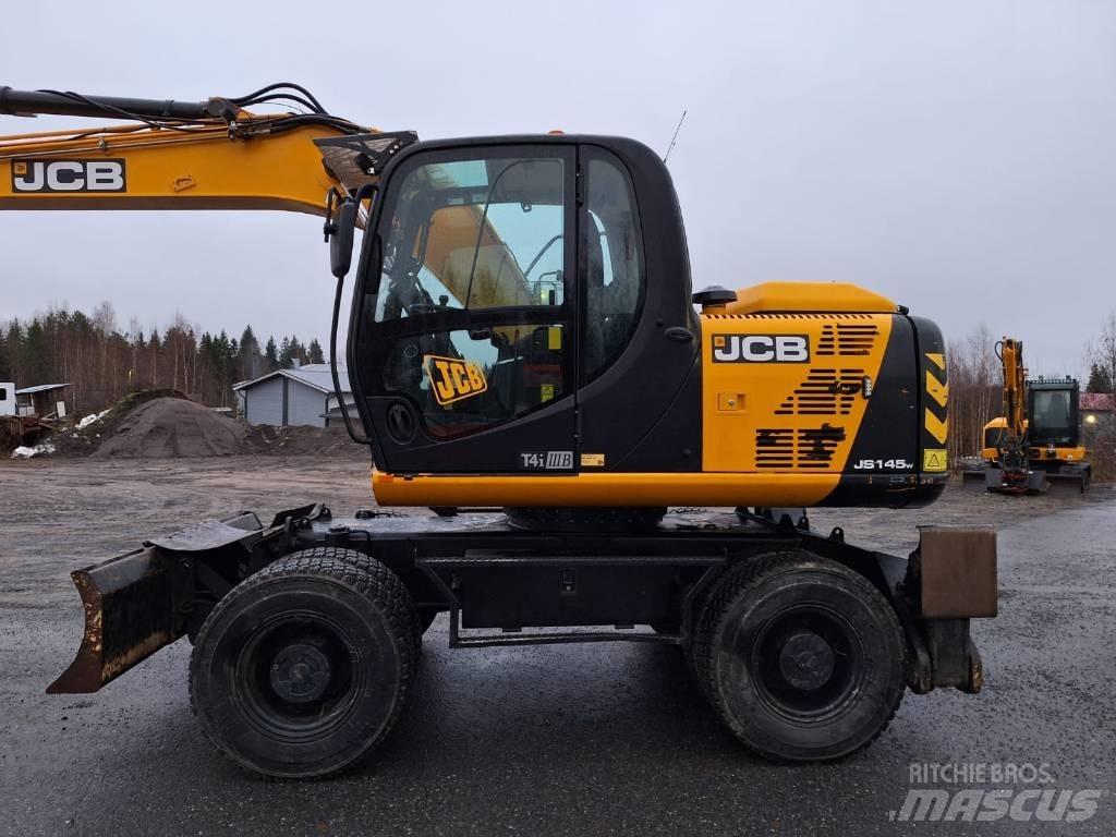 JCB JS 145 W  휠 굴삭기