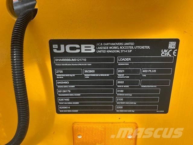 JCB 403 plus 미니 로더