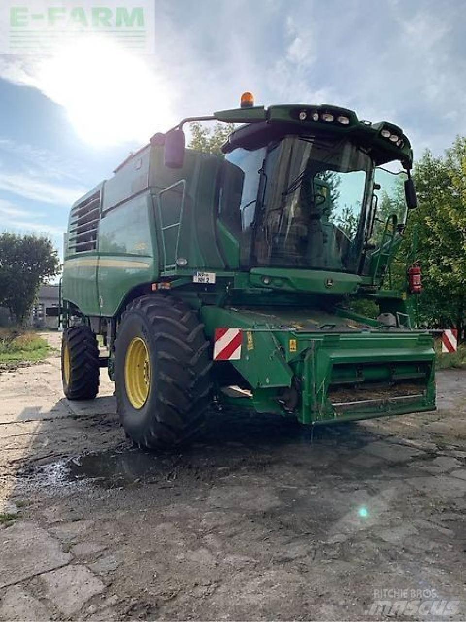 John Deere t660 콤바인 수확기