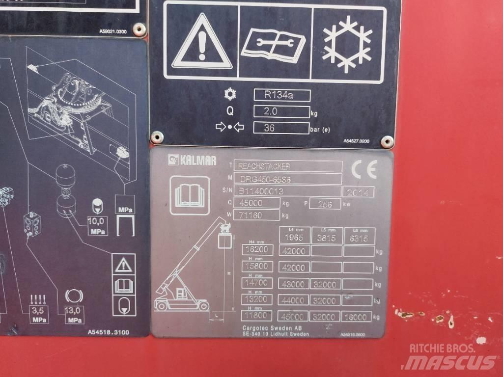 Kalmar DRG450-65S6 리치 스태커