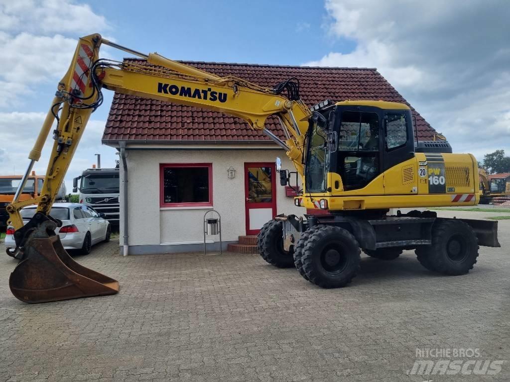 Komatsu PW 160-7E0  휠 굴삭기