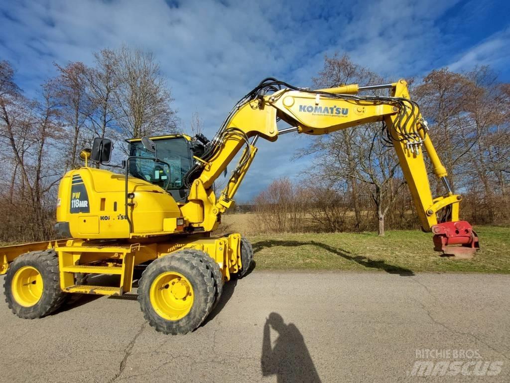 Komatsu PW 118 MR -8  휠 굴삭기