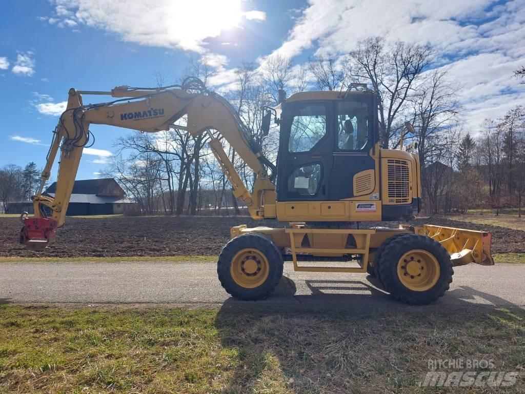 Komatsu PW 118 MR -8  휠 굴삭기