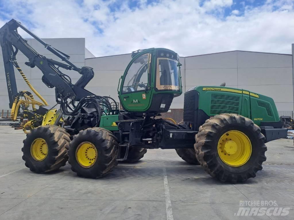 John Deere 1470E 원목 하베스터