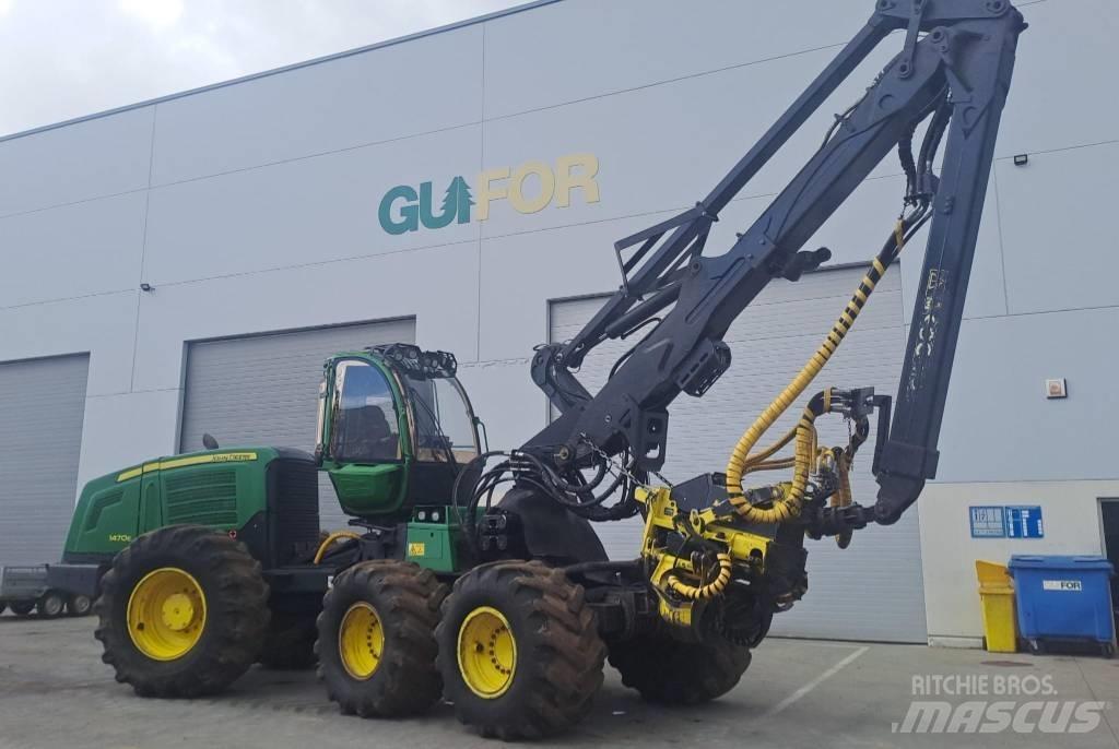 John Deere 1470E 원목 하베스터
