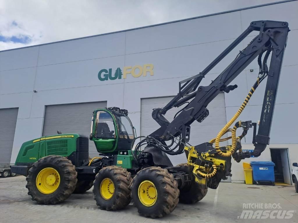 John Deere 1470E 원목 하베스터