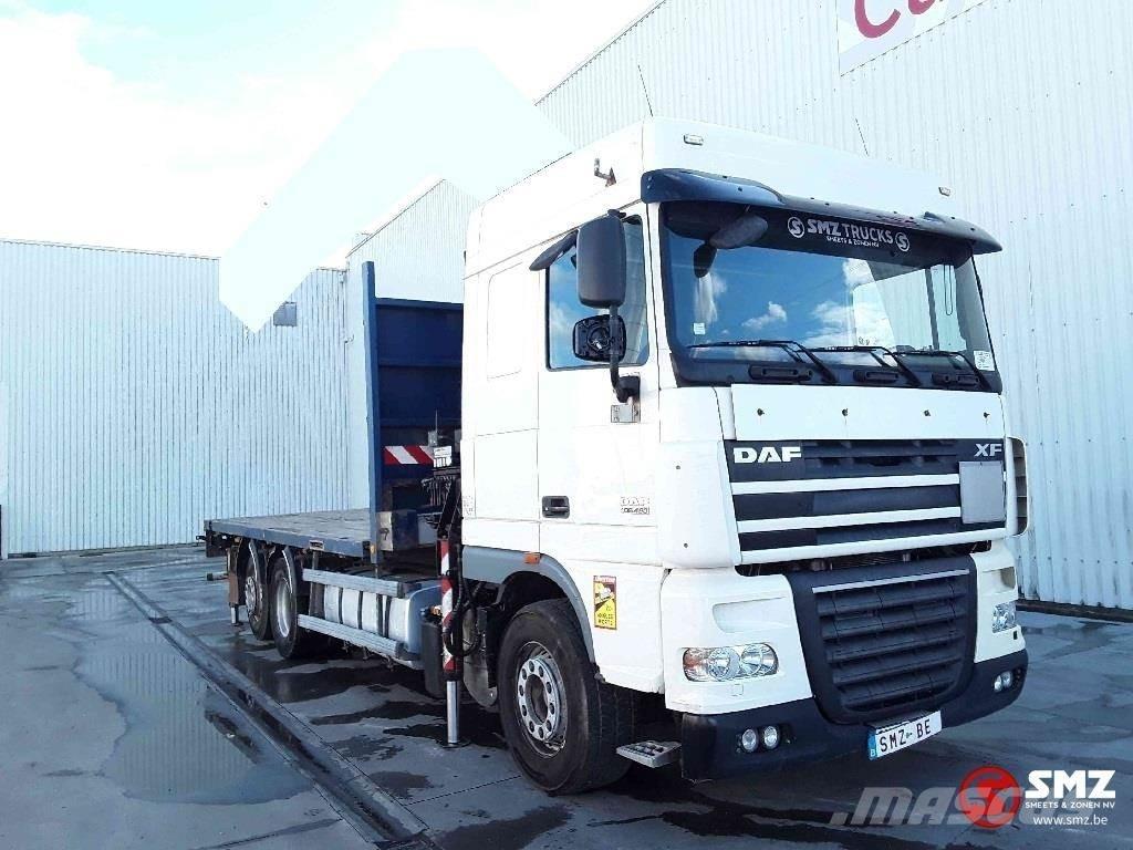 DAF 105 XF 460 6x2 플랫베드/드롭사이드 트럭