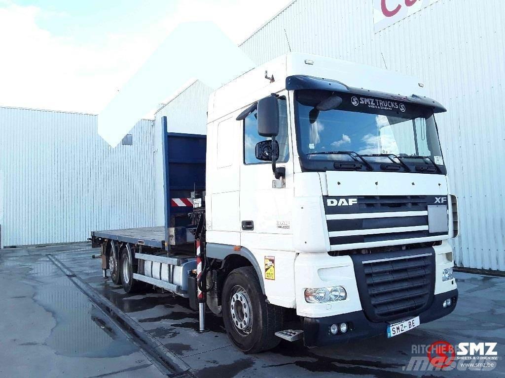 DAF 105 XF 460 6x2 플랫베드/드롭사이드 트럭