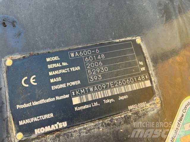 Komatsu WA 600-6  휠로우더