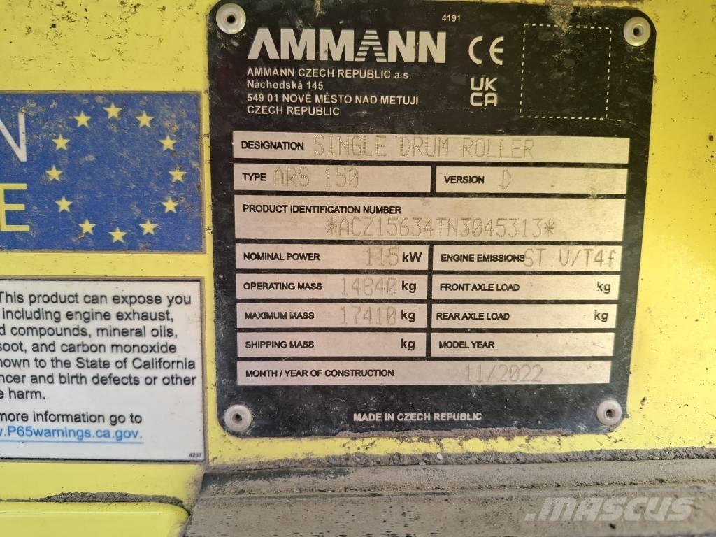 Ammann ARS 150D 탬퍼