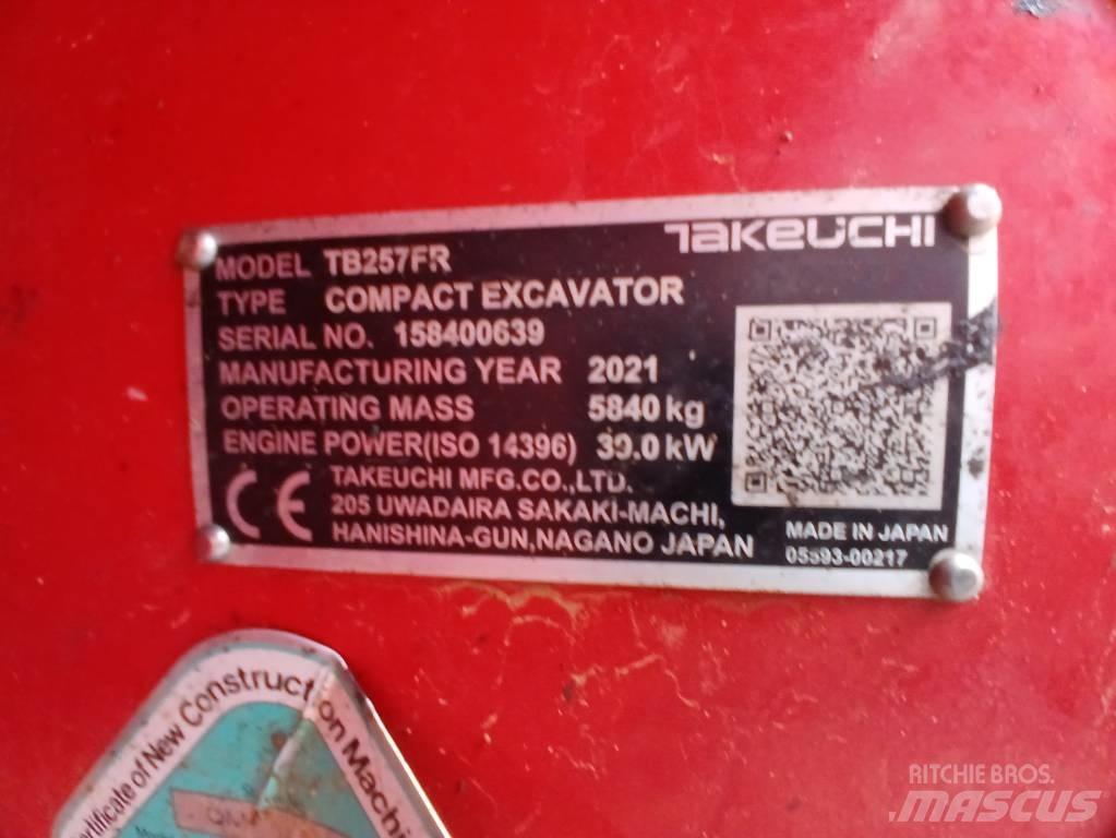 Takeuchi TB 257 FR 소형 굴삭기 7톤 미만