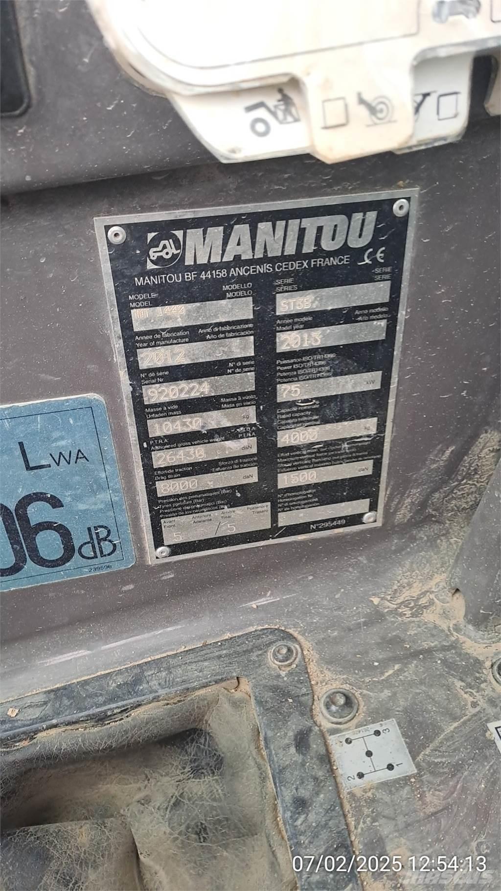 Manitou MT1440 텔러 핸들러