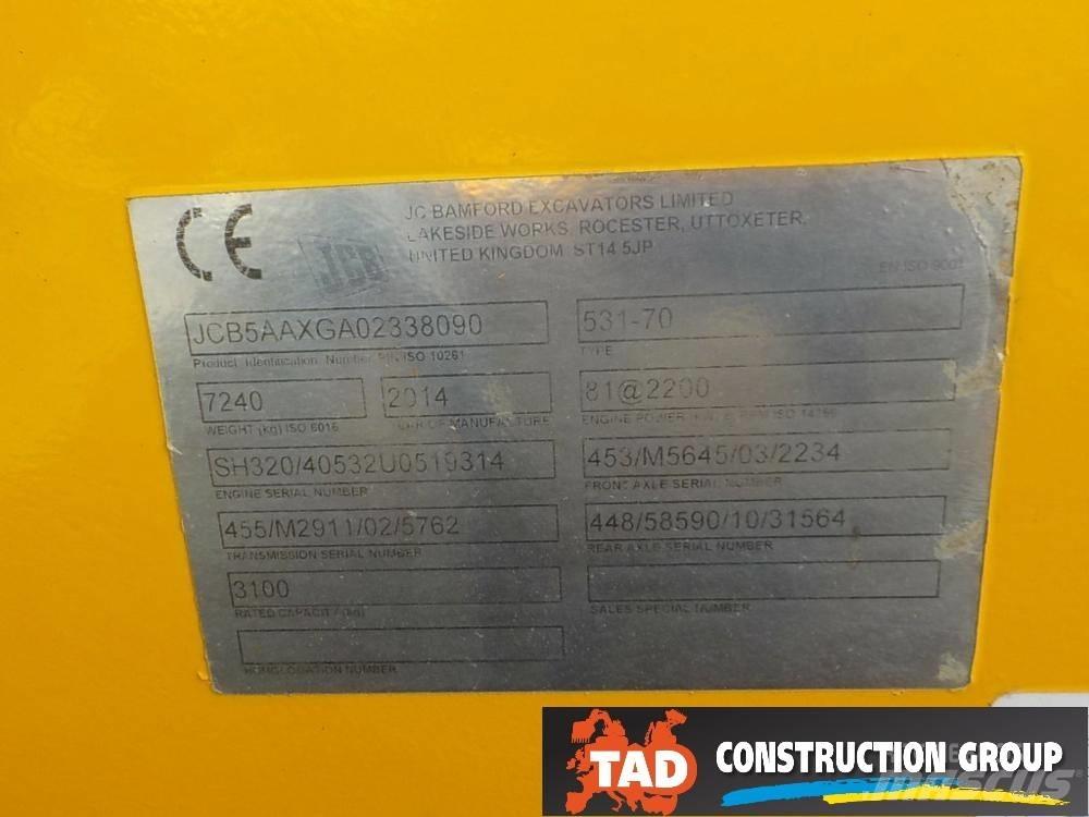 JCB 531-70 텔러 핸들러