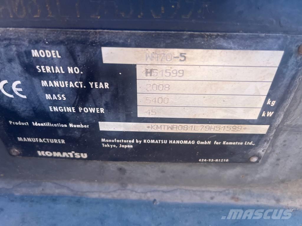 Komatsu WA 70-5 미니 로더