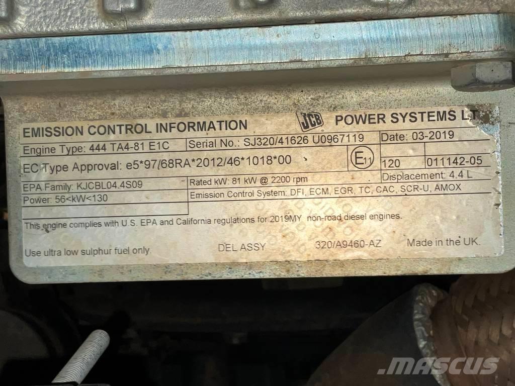 JCB JS 145 LC 대형 굴삭기 29톤 이상