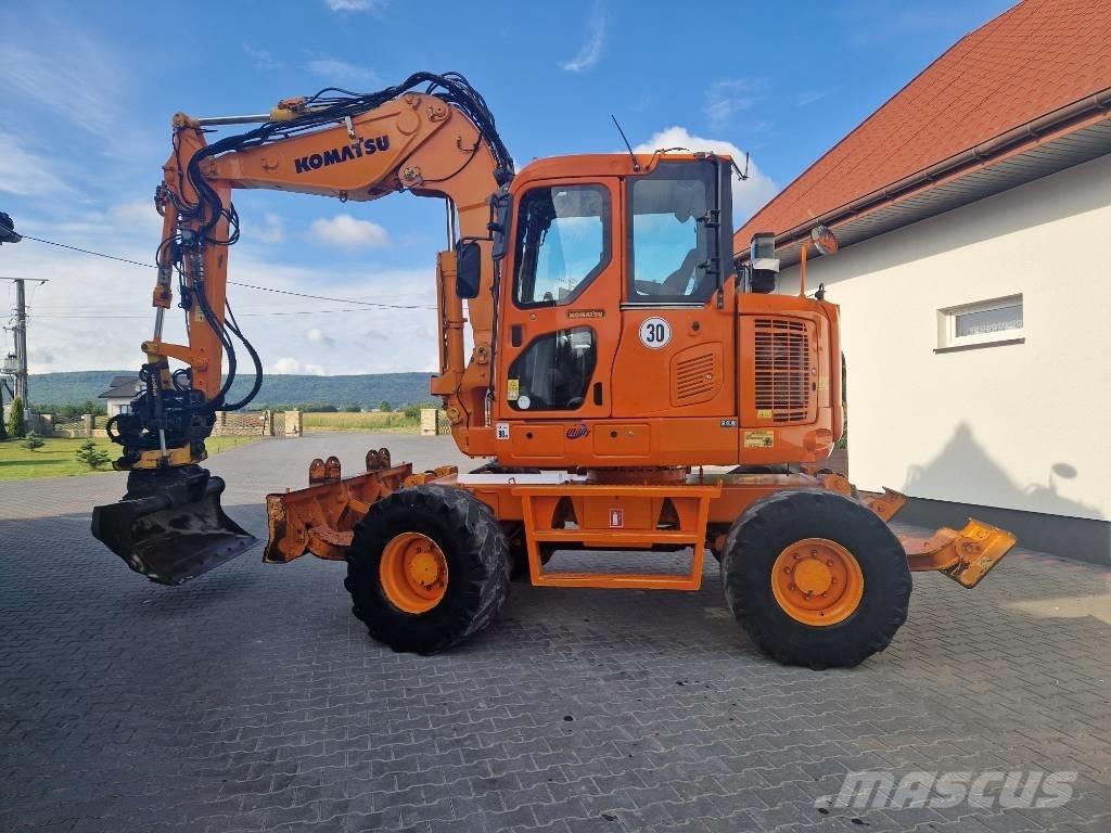 Komatsu PW110  휠 굴삭기